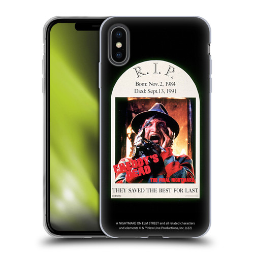 A Nightmare On Elm Street: Freddy's Dead Graphics The Final Nightmare Soft Gel Case for Apple iPhone XS Max