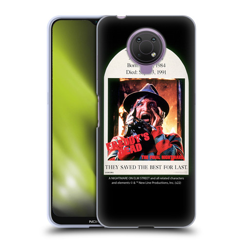 A Nightmare On Elm Street: Freddy's Dead Graphics The Final Nightmare Soft Gel Case for Nokia G10