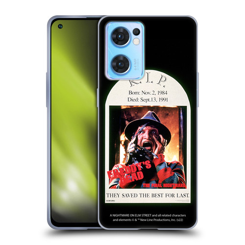 A Nightmare On Elm Street: Freddy's Dead Graphics The Final Nightmare Soft Gel Case for OPPO Reno7 5G / Find X5 Lite