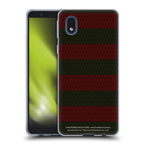 A Nightmare On Elm Street: Freddy's Dead Graphics Sweater Pattern Soft Gel Case for Samsung Galaxy A01 Core (2020)