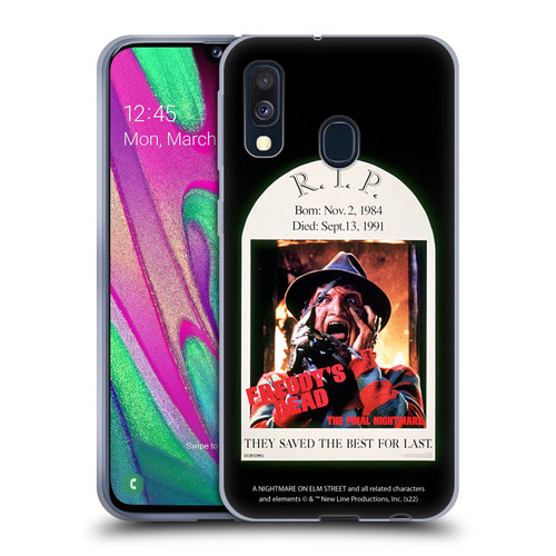 A Nightmare On Elm Street: Freddy's Dead Graphics The Final Nightmare Soft Gel Case for Samsung Galaxy A40 (2019)