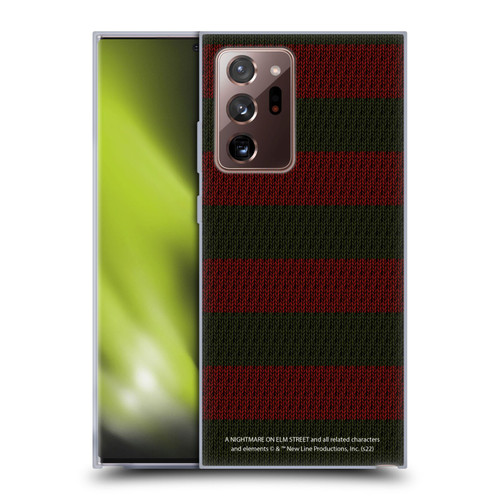 A Nightmare On Elm Street: Freddy's Dead Graphics Sweater Pattern Soft Gel Case for Samsung Galaxy Note20 Ultra / 5G