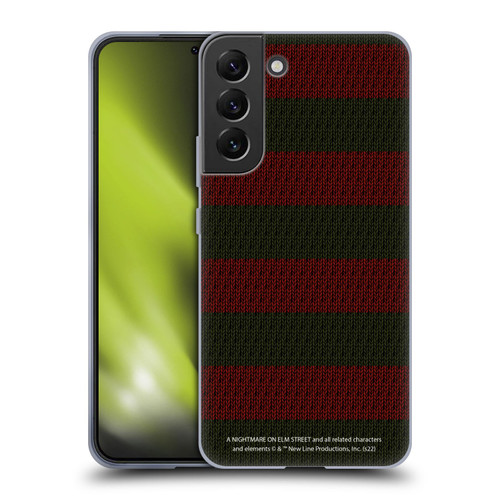 A Nightmare On Elm Street: Freddy's Dead Graphics Sweater Pattern Soft Gel Case for Samsung Galaxy S22+ 5G