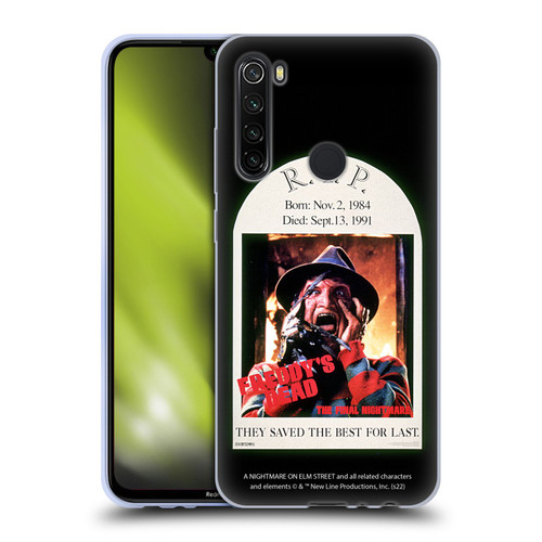 A Nightmare On Elm Street: Freddy's Dead Graphics The Final Nightmare Soft Gel Case for Xiaomi Redmi Note 8T