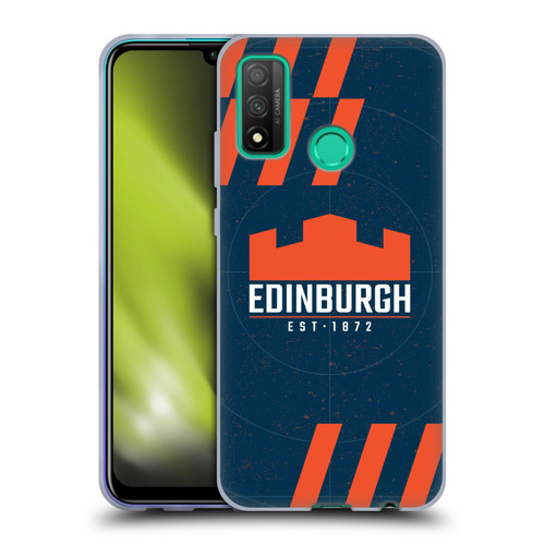 Edinburgh Rugby Logo Art Navy Blue Soft Gel Case for Huawei P Smart (2020)