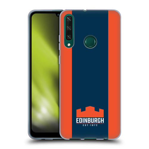 Edinburgh Rugby Logo Art Stripes Soft Gel Case for Huawei Y6p