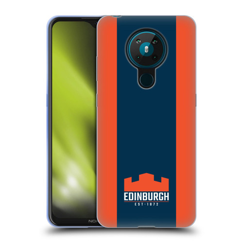 Edinburgh Rugby Logo Art Stripes Soft Gel Case for Nokia 5.3