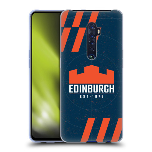 Edinburgh Rugby Logo Art Navy Blue Soft Gel Case for OPPO Reno 2