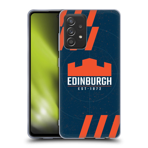 Edinburgh Rugby Logo Art Navy Blue Soft Gel Case for Samsung Galaxy A52 / A52s / 5G (2021)