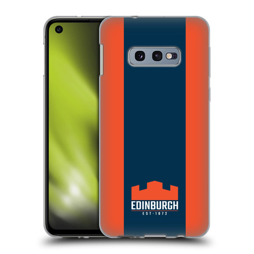 Edinburgh Rugby Logo Art Stripes Soft Gel Case for Samsung Galaxy S10e