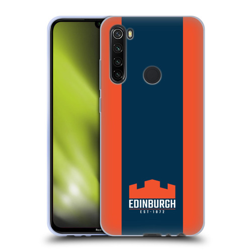 Edinburgh Rugby Logo Art Stripes Soft Gel Case for Xiaomi Redmi Note 8T