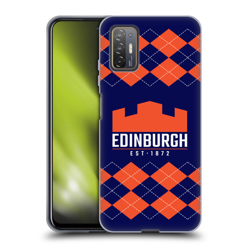 Edinburgh Rugby Logo 2 Argyle Soft Gel Case for HTC Desire 21 Pro 5G