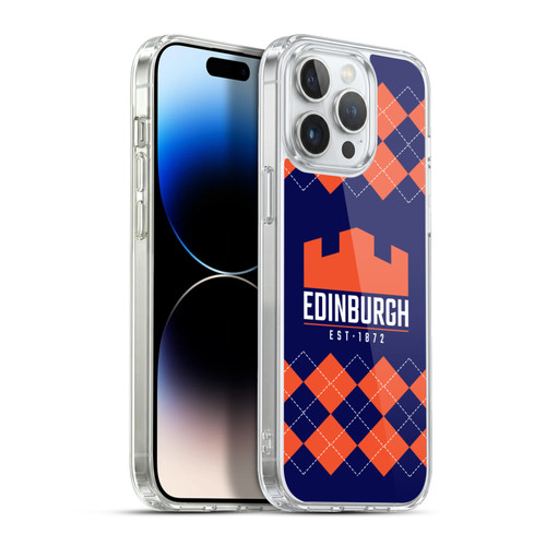 Edinburgh Rugby Logo 2 Argyle Soft Gel Case for Apple iPhone 13 Pro Max & MagSafe