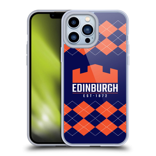Edinburgh Rugby Logo 2 Argyle Soft Gel Case for Apple iPhone 13 Pro Max