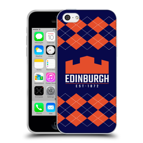 Edinburgh Rugby Logo 2 Argyle Soft Gel Case for Apple iPhone 5c
