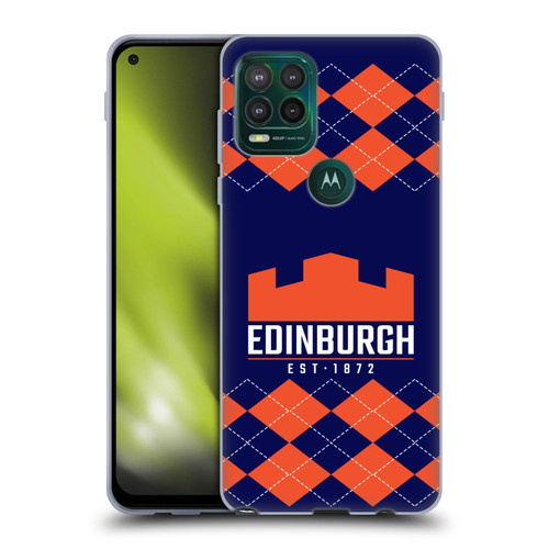 Edinburgh Rugby Logo 2 Argyle Soft Gel Case for Motorola Moto G Stylus 5G 2021