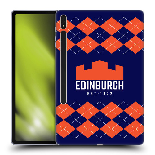 Edinburgh Rugby Logo 2 Argyle Soft Gel Case for Samsung Galaxy Tab S8 Plus
