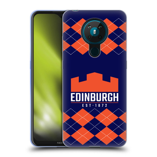 Edinburgh Rugby Logo 2 Argyle Soft Gel Case for Nokia 5.3