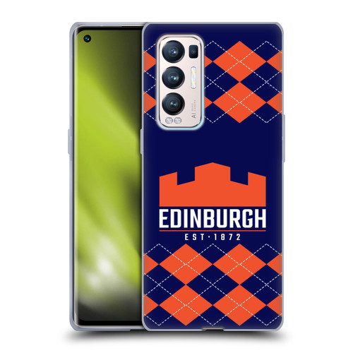 Edinburgh Rugby Logo 2 Argyle Soft Gel Case for OPPO Find X3 Neo / Reno5 Pro+ 5G