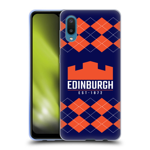 Edinburgh Rugby Logo 2 Argyle Soft Gel Case for Samsung Galaxy A02/M02 (2021)