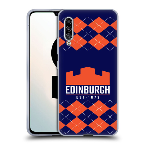 Edinburgh Rugby Logo 2 Argyle Soft Gel Case for Samsung Galaxy A90 5G (2019)