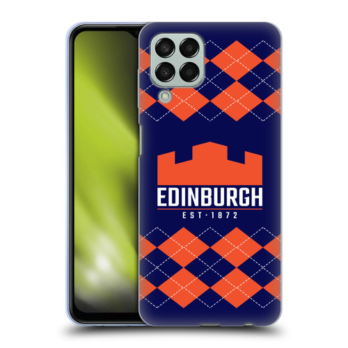 Edinburgh Rugby Logo 2 Argyle Soft Gel Case for Samsung Galaxy M33 (2022)