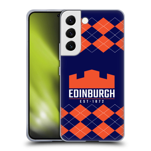 Edinburgh Rugby Logo 2 Argyle Soft Gel Case for Samsung Galaxy S22 5G