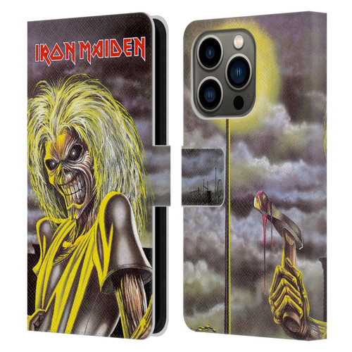 Iron Maiden Album Covers Killers Leather Book Wallet Case Cover For Apple iPhone 14 Pro