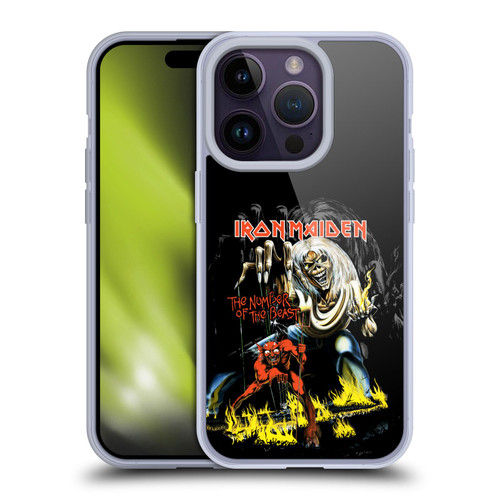 Iron Maiden Album Covers NOTB Soft Gel Case for Apple iPhone 14 Pro