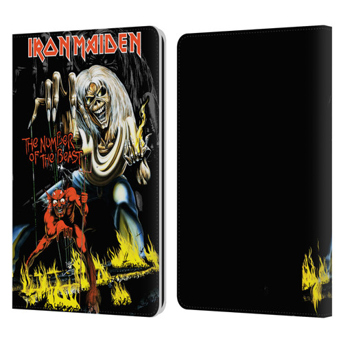 Iron Maiden Album Covers NOTB Leather Book Wallet Case Cover For Amazon Kindle Paperwhite 1 / 2 / 3