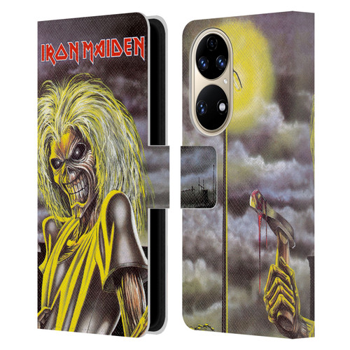 Iron Maiden Album Covers Killers Leather Book Wallet Case Cover For Huawei P50