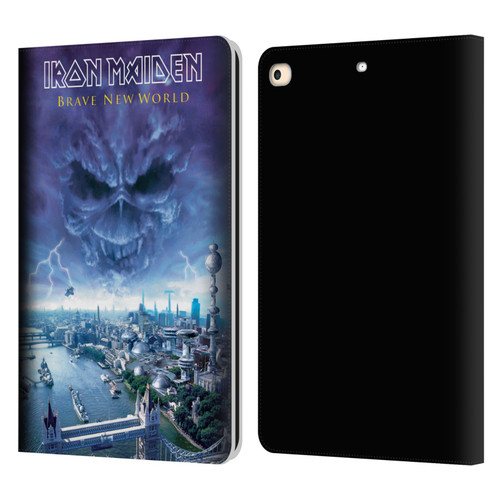 Iron Maiden Album Covers Brave New World Leather Book Wallet Case Cover For Apple iPad 9.7 2017 / iPad 9.7 2018