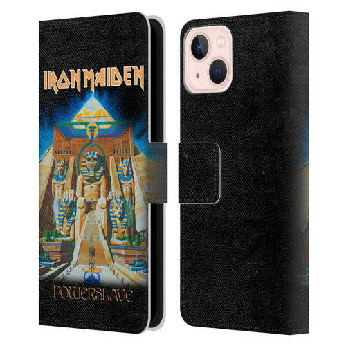 Iron Maiden Album Covers Powerslave Leather Book Wallet Case Cover For Apple iPhone 13