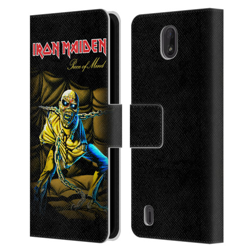 Iron Maiden Album Covers Piece Of Mind Leather Book Wallet Case Cover For Nokia C01 Plus/C1 2nd Edition