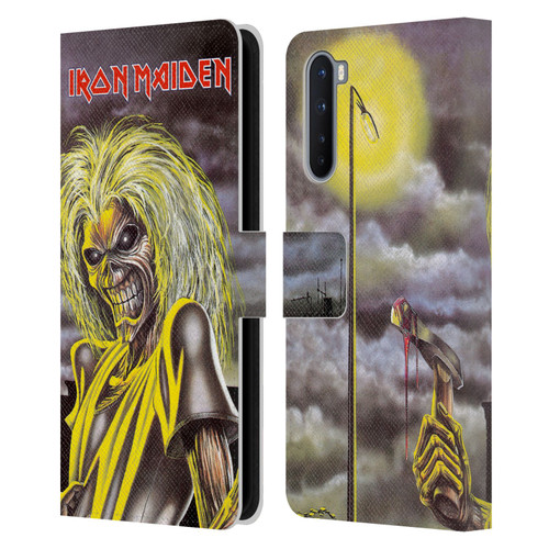 Iron Maiden Album Covers Killers Leather Book Wallet Case Cover For OnePlus Nord 5G