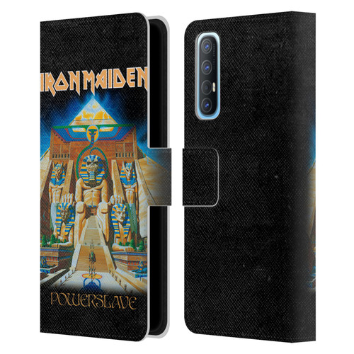 Iron Maiden Album Covers Powerslave Leather Book Wallet Case Cover For OPPO Find X2 Neo 5G