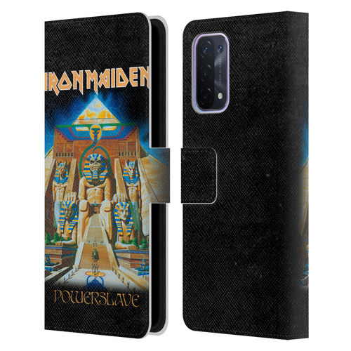 Iron Maiden Album Covers Powerslave Leather Book Wallet Case Cover For OPPO A54 5G