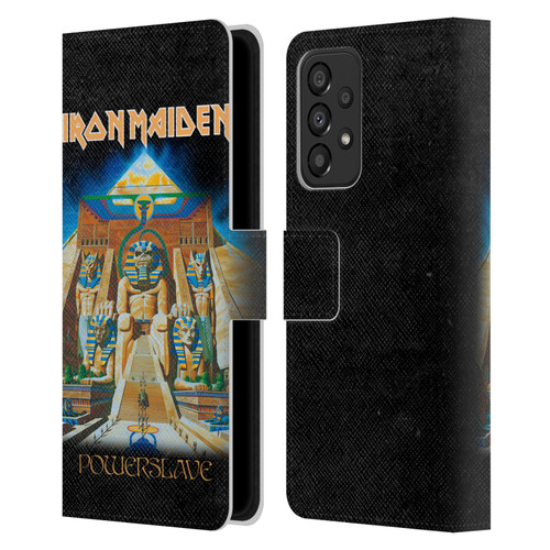Iron Maiden Album Covers Powerslave Leather Book Wallet Case Cover For Samsung Galaxy A33 5G (2022)