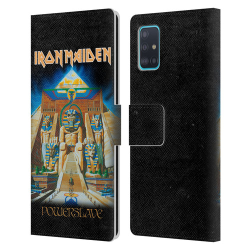 Iron Maiden Album Covers Powerslave Leather Book Wallet Case Cover For Samsung Galaxy A51 (2019)