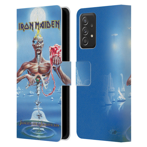 Iron Maiden Album Covers SSOSS Leather Book Wallet Case Cover For Samsung Galaxy A53 5G (2022)