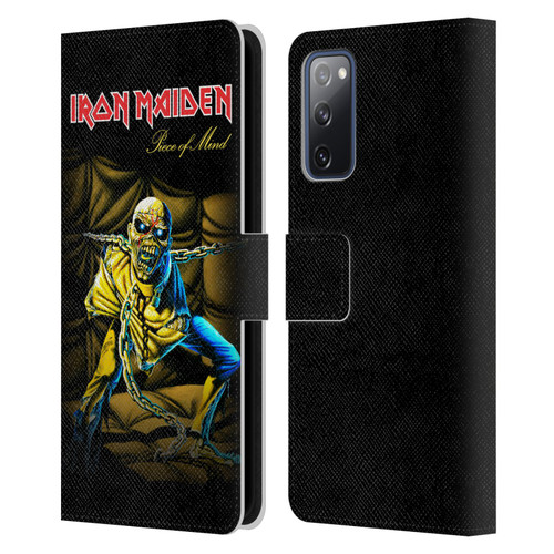 Iron Maiden Album Covers Piece Of Mind Leather Book Wallet Case Cover For Samsung Galaxy S20 FE / 5G