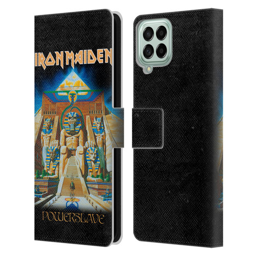 Iron Maiden Album Covers Powerslave Leather Book Wallet Case Cover For Samsung Galaxy M53 (2022)