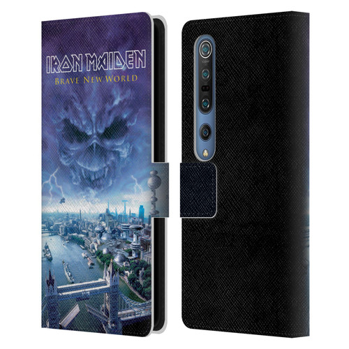 Iron Maiden Album Covers Brave New World Leather Book Wallet Case Cover For Xiaomi Mi 10 5G / Mi 10 Pro 5G