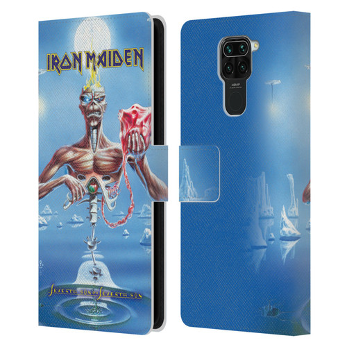 Iron Maiden Album Covers SSOSS Leather Book Wallet Case Cover For Xiaomi Redmi Note 9 / Redmi 10X 4G