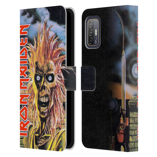 Iron Maiden Art First Leather Book Wallet Case Cover For HTC Desire 21 Pro 5G
