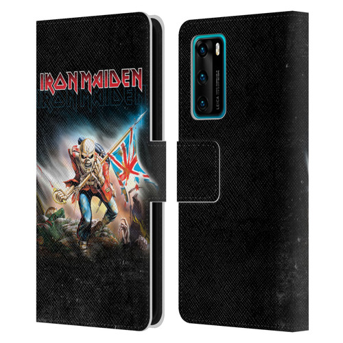 Iron Maiden Art Trooper 2016 Leather Book Wallet Case Cover For Huawei P40 5G