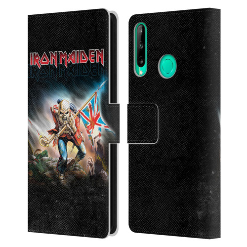 Iron Maiden Art Trooper 2016 Leather Book Wallet Case Cover For Huawei P40 lite E