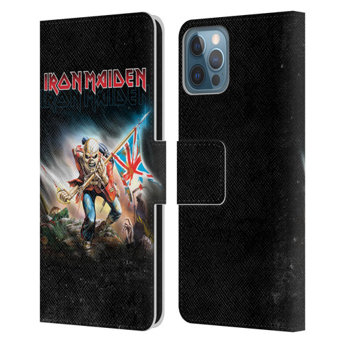 Iron Maiden Art Trooper 2016 Leather Book Wallet Case Cover For Apple iPhone 12 / iPhone 12 Pro