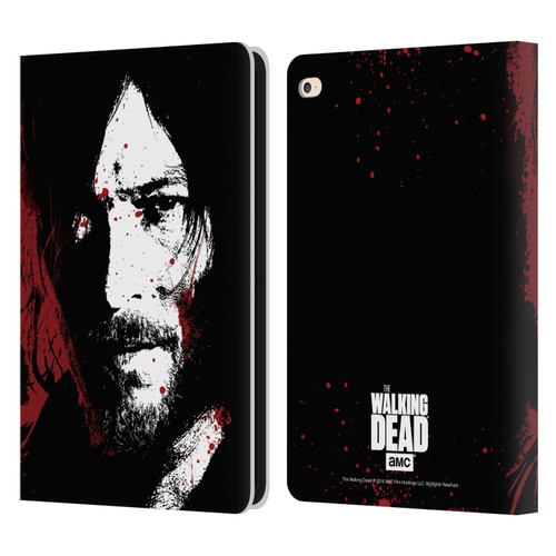 AMC The Walking Dead Gore Blood Bath Daryl Leather Book Wallet Case Cover For Apple iPad Air 2 (2014)