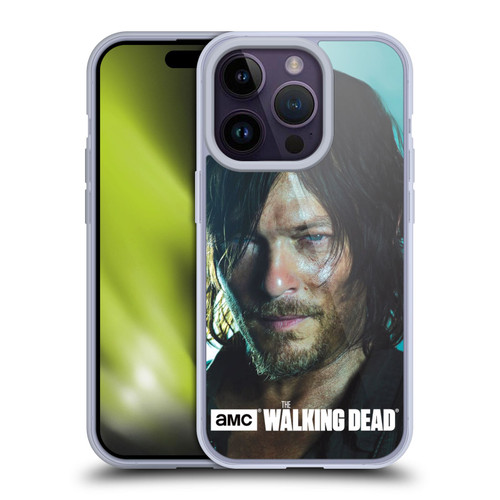 AMC The Walking Dead Characters Daryl Soft Gel Case for Apple iPhone 14 Pro